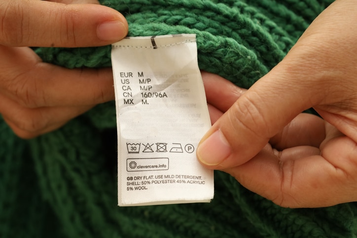 washing instruction labels on clothes | Imagine Pediatric Therapy